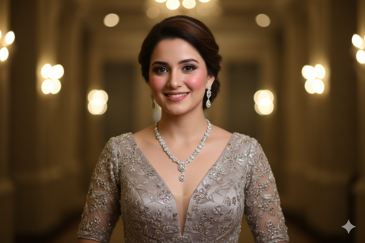 Celestial Halo Pendant Set