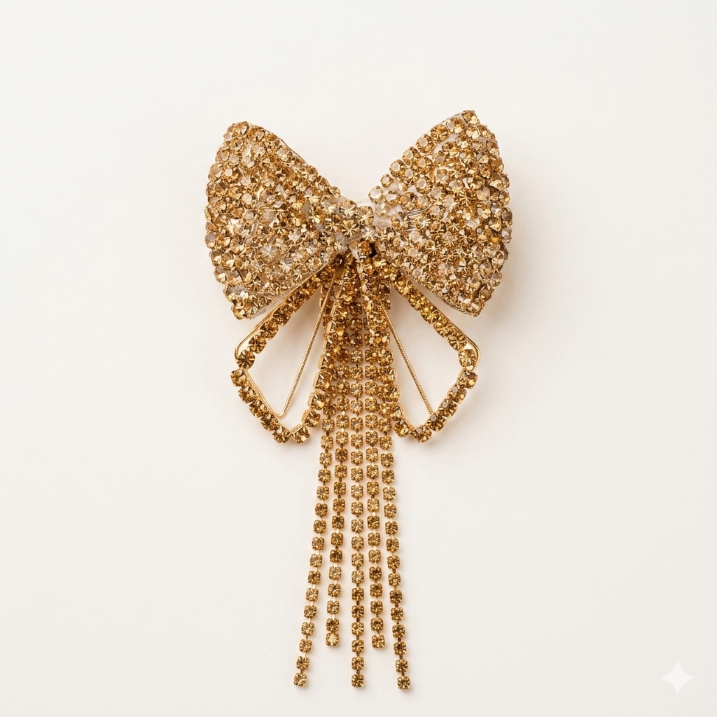Sparkling Tassel Hair Clip