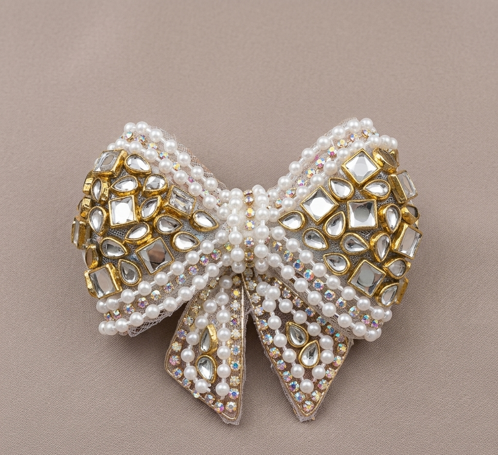 Decorative Embellished Kundan Hair Pin