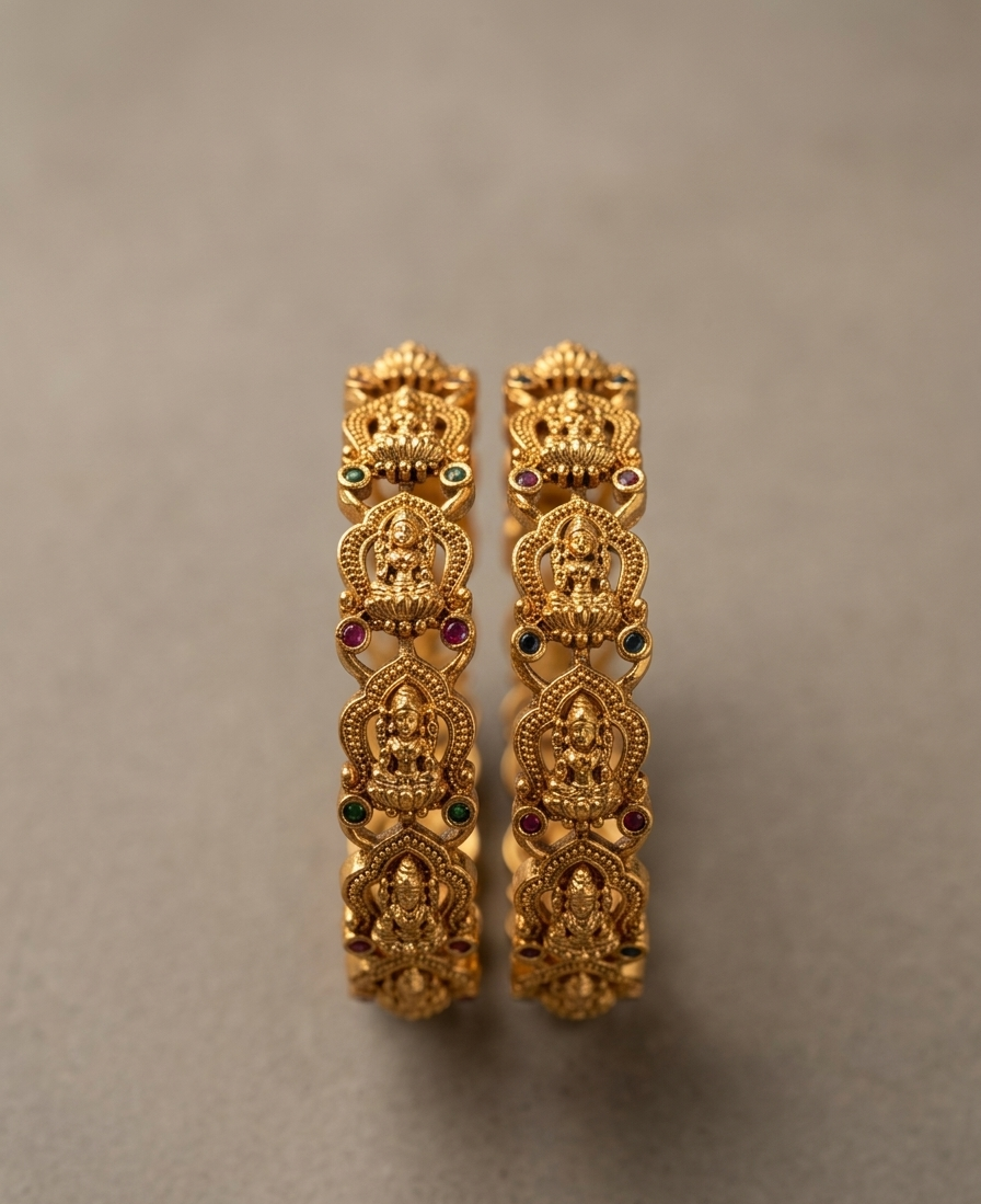 The Divyam Temple Bangle Pair
