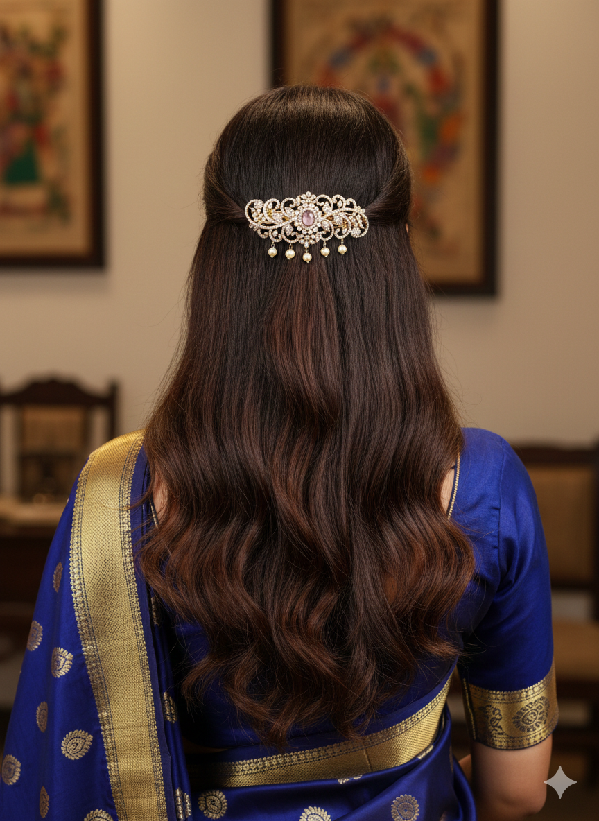 Victorian Pearl Statement Clip