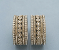 Heritage Teardrop Stack Bangles