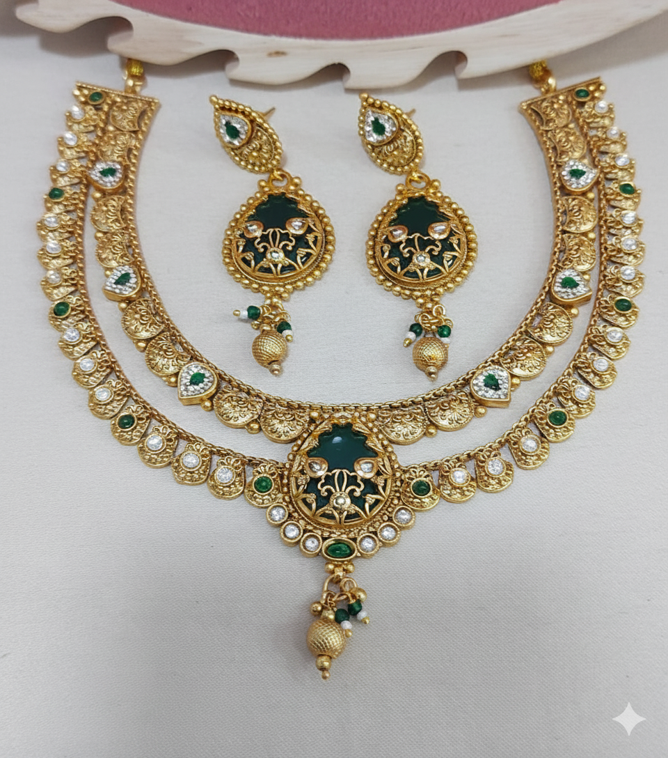 Verdant Heritage Choker & Drops