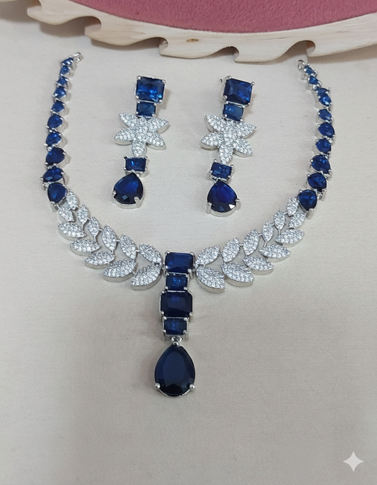 Midnight Petal Sapphire Set