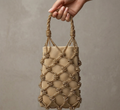 Gold Stones with Velvet base Mobile Pouch