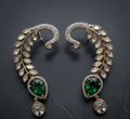 The Emerald Ivy Ear Cuffs