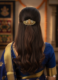 Gajalakshmi Temple Jewelry Hair Clip