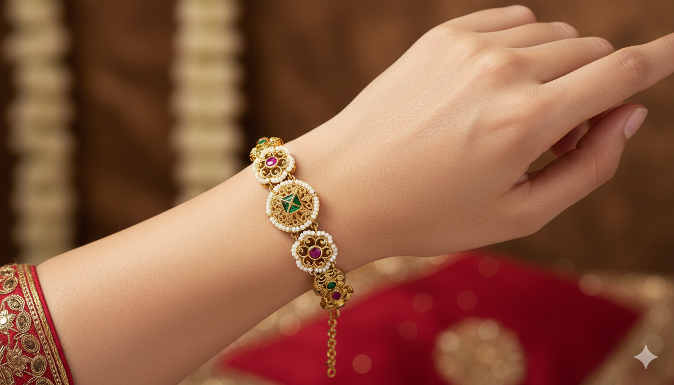 Heritage Bloom Filigree Bracelet