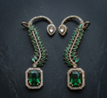 Emerald Leaf Statement Drops