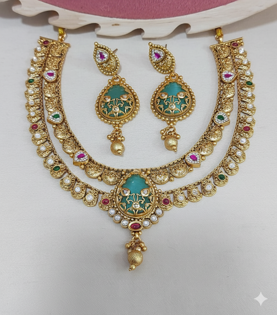 The Emerald Mughal Heritage Set