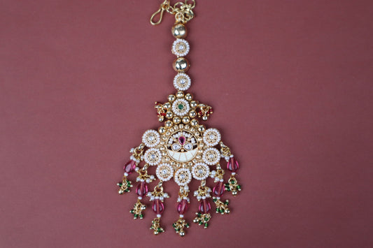 The 'Rani' Jadau-Style Kundan & Meenakari Bridal Set