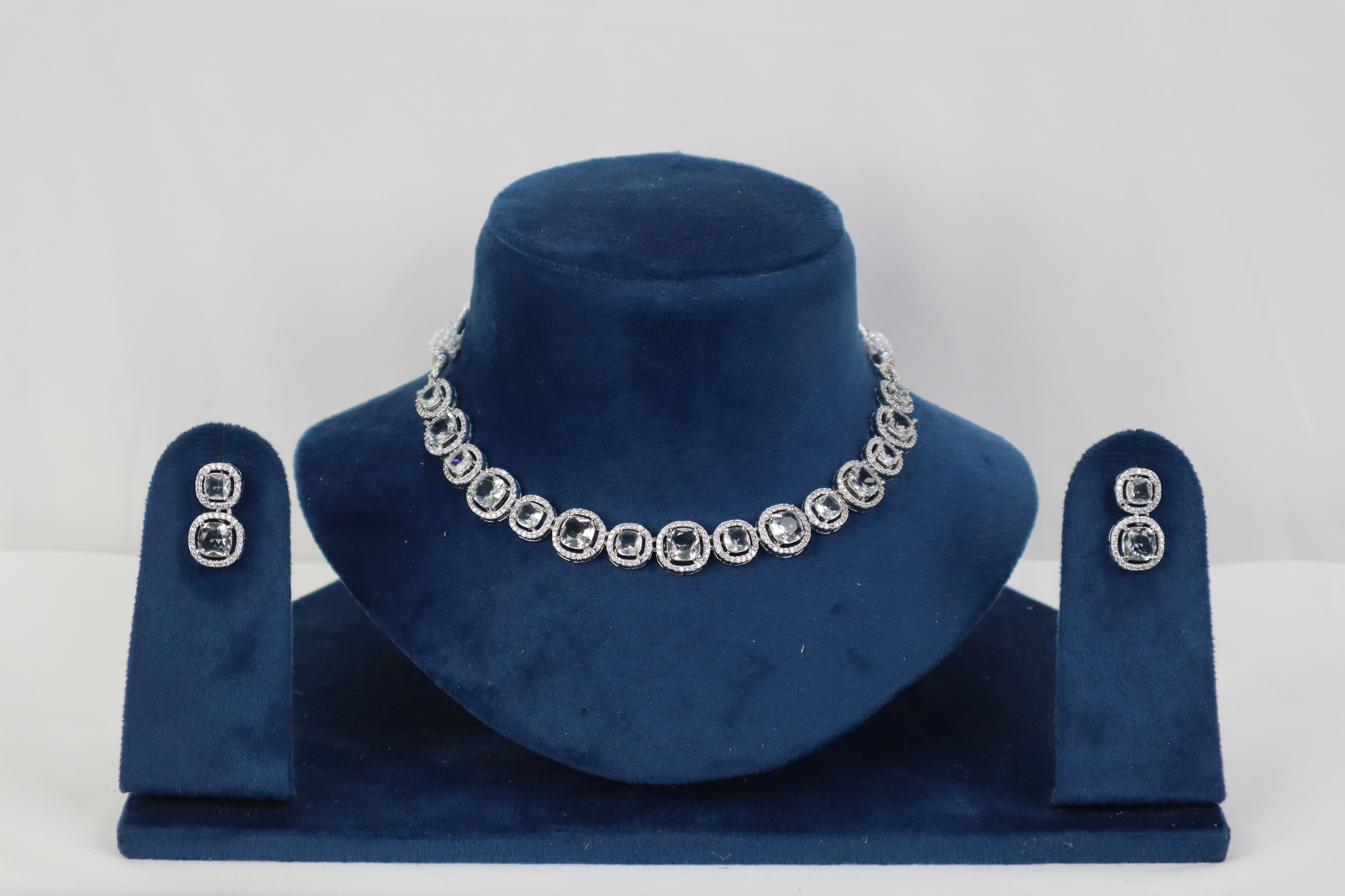 Radiant Cushion-Cut Diamond Ensemble