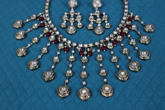The Sultana Polki Chandelier Set