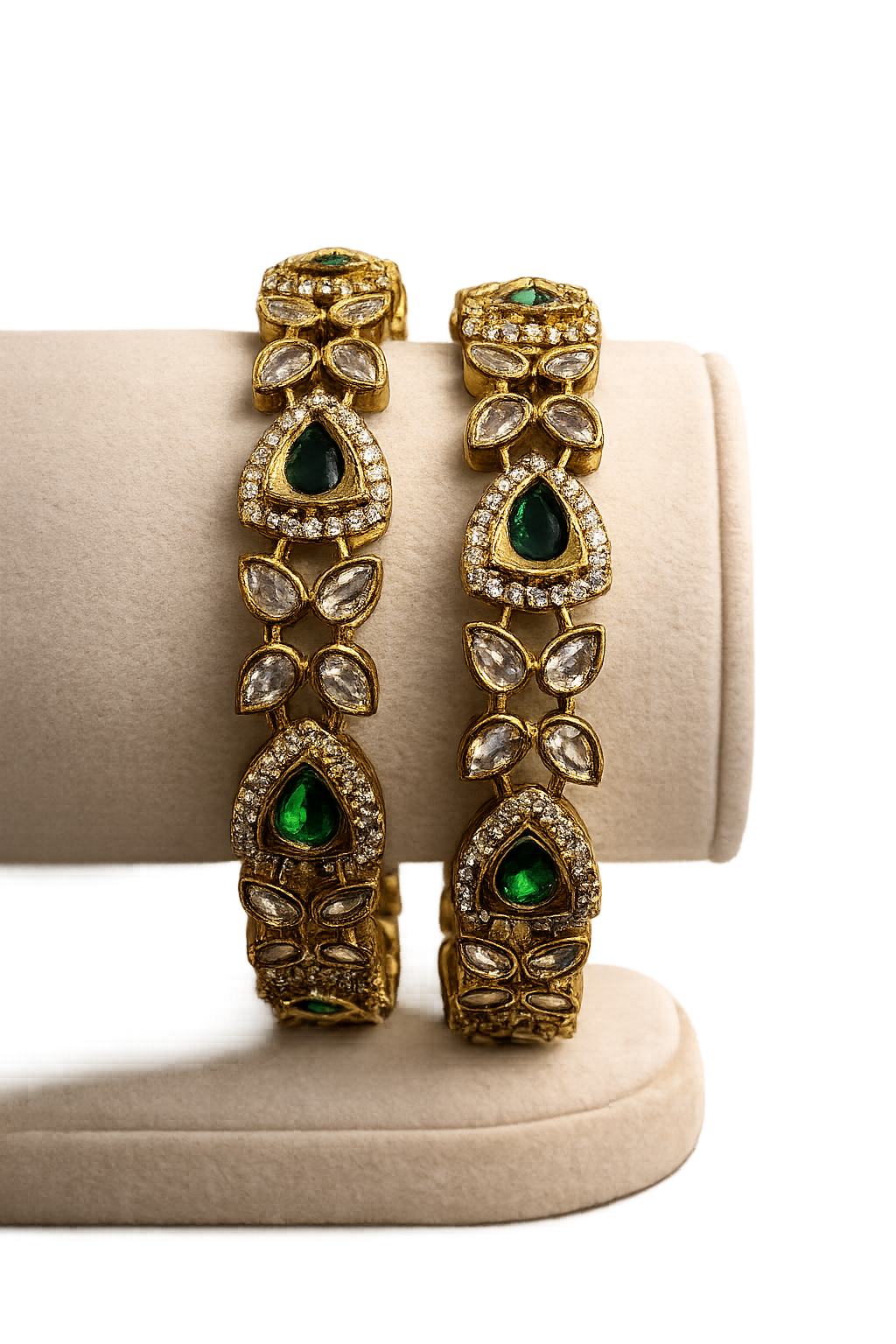 Victorian Emerald Stone Kada
