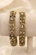 Vintage Pink Stone Victorian Kada