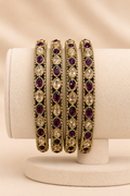 Maharani Violet Victorian Bangles