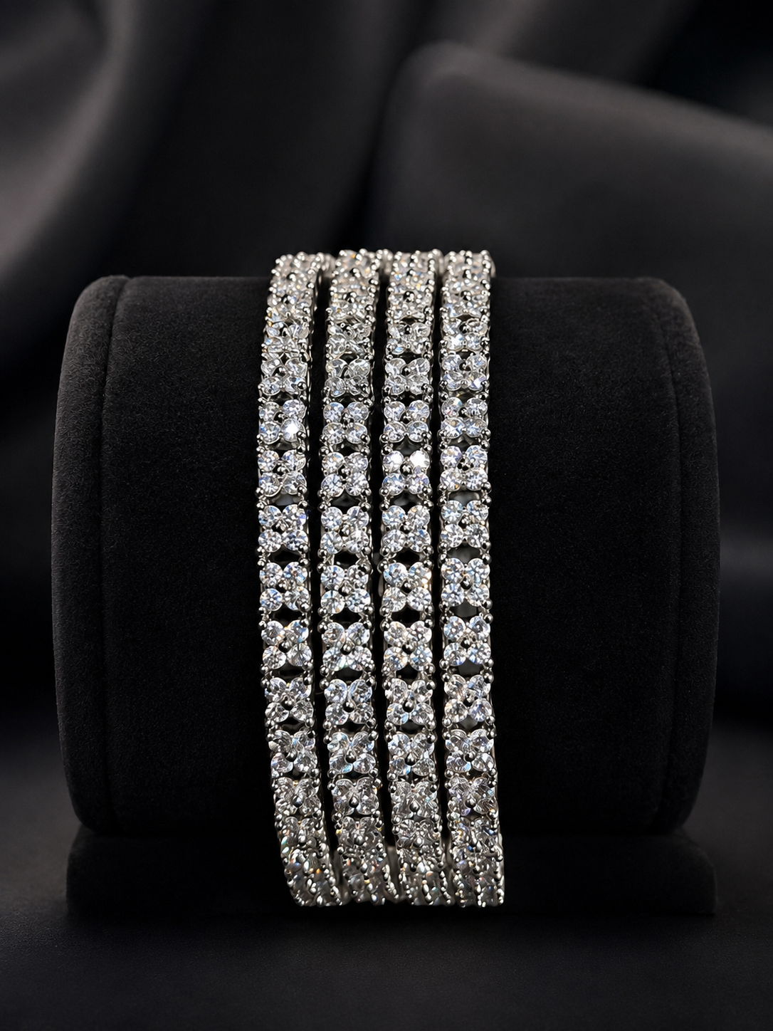 Diamond Mist Premium AD Bangles