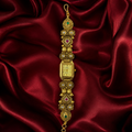 Gold Diamond Lattice Ruby Watch