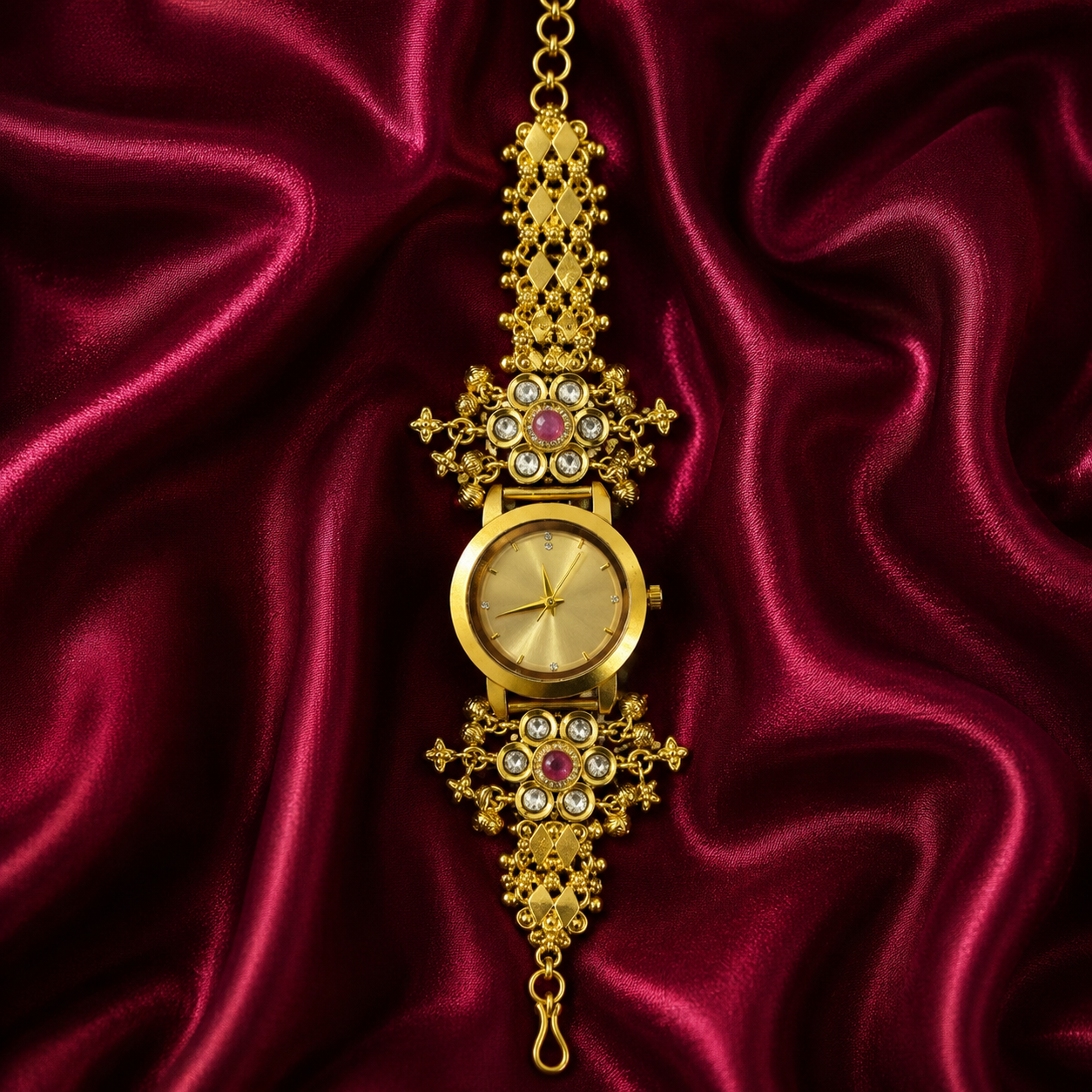 Emerald Star Quartz Bridal Watch