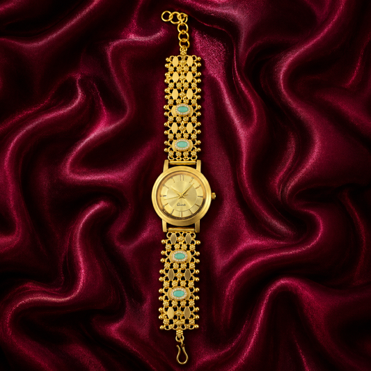 Royal Elephant Kundan Bridal Watch