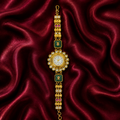 Aqua Stone Gold Bridal Watch