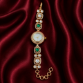 Emerald Kundan Bridal Watch