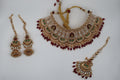 The 'Chandbali Ruby' Kundan Bridal Set