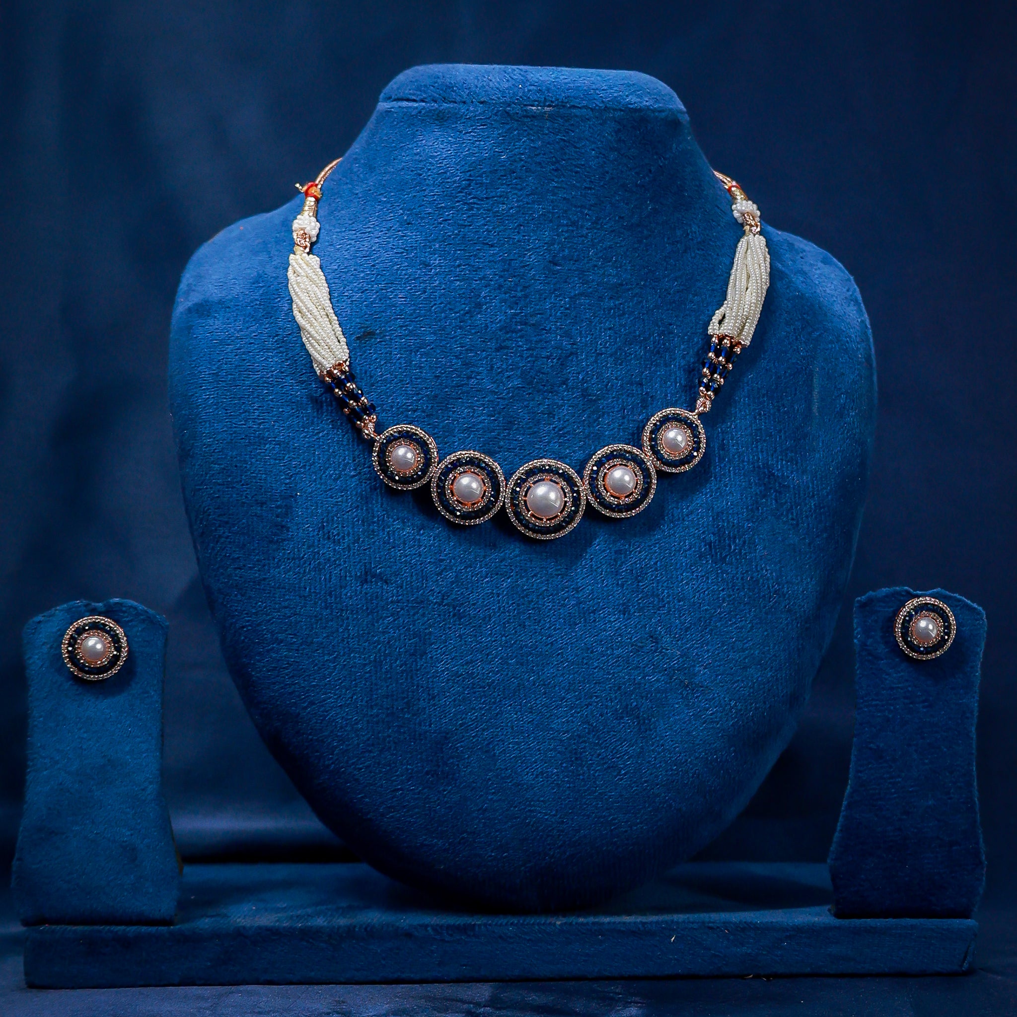 The Azure Pearl Medallion Set