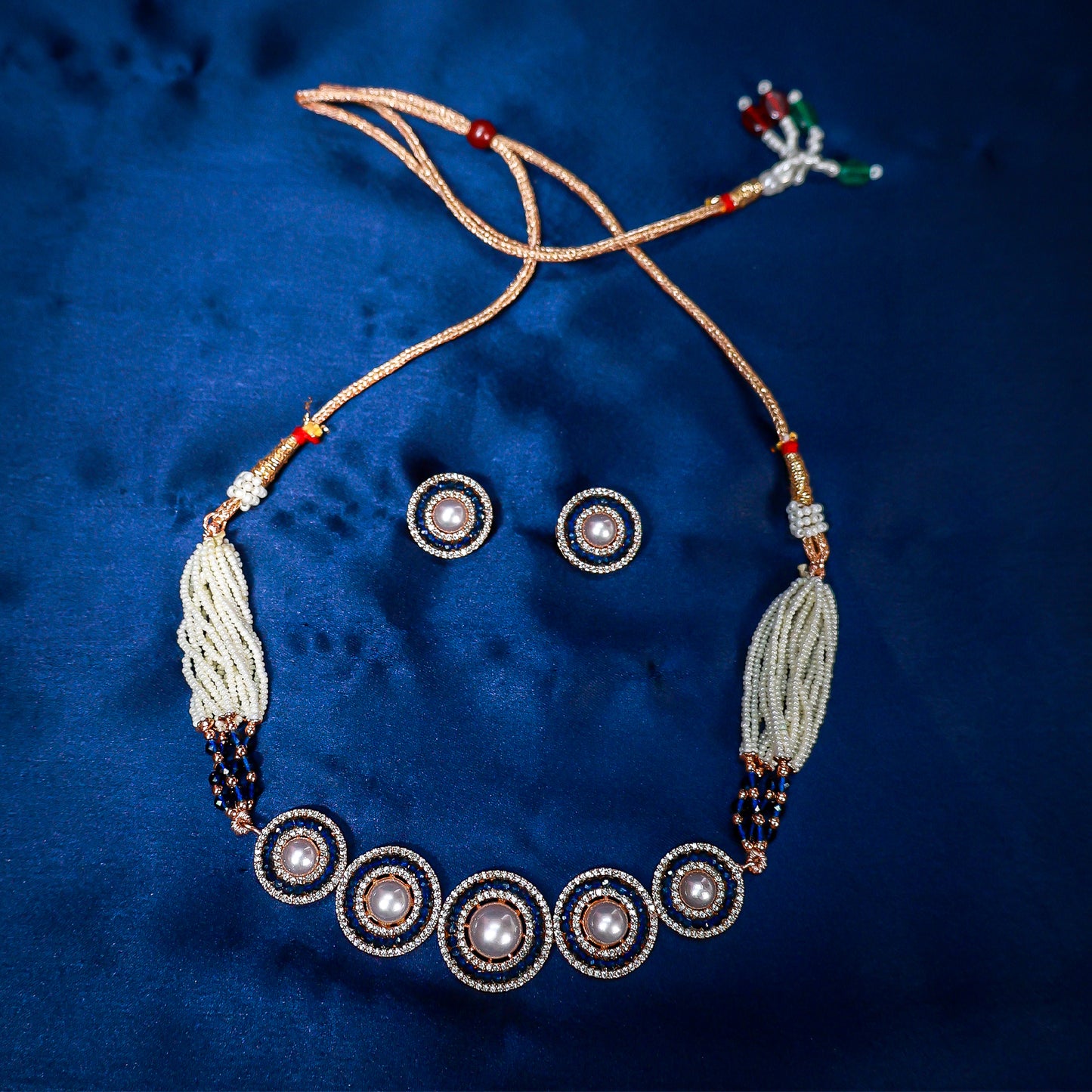 The Azure Pearl Medallion Set