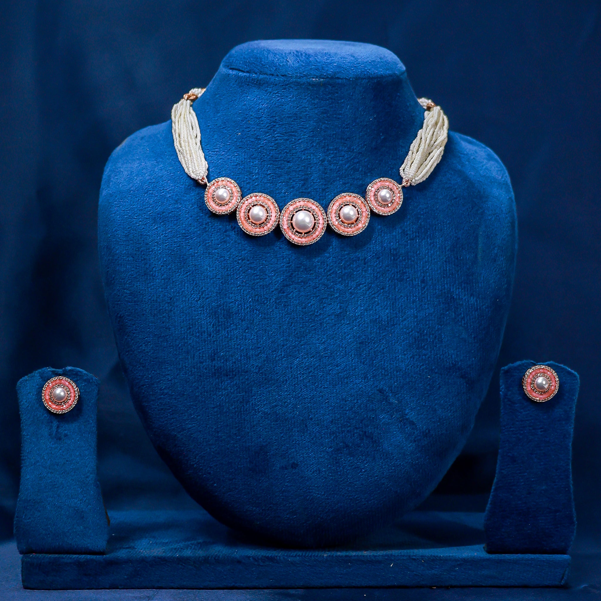 Blush Bloom Pearl Choker