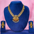 Divine Swarna Lakshmi Pendant & Jhumka Duo