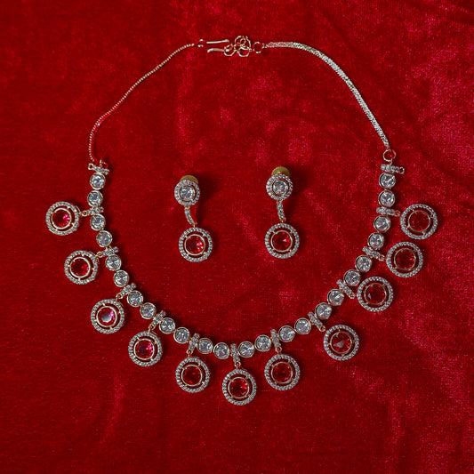 The Ruby Radiance Polki Set