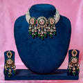 The Emerald Meenakari Polki Choker