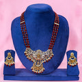 The Vasundhara Beaded Lakshmi Necklace Set
