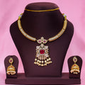 The Rajbari Ruby Choker Set