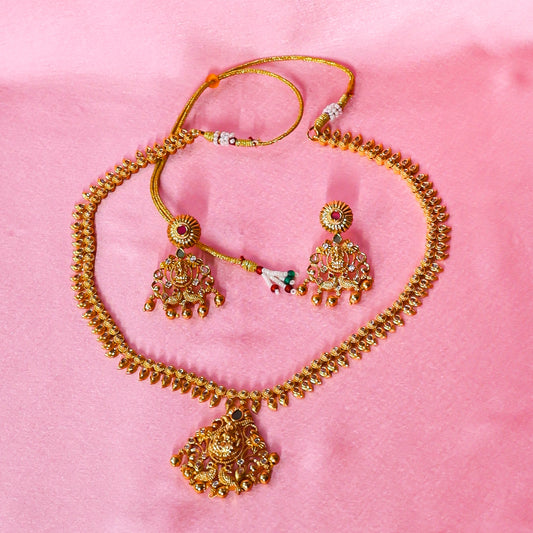 Swarna Nakshi Mango Mala with Jhumkas