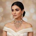 Blush Aura Kundan Choker